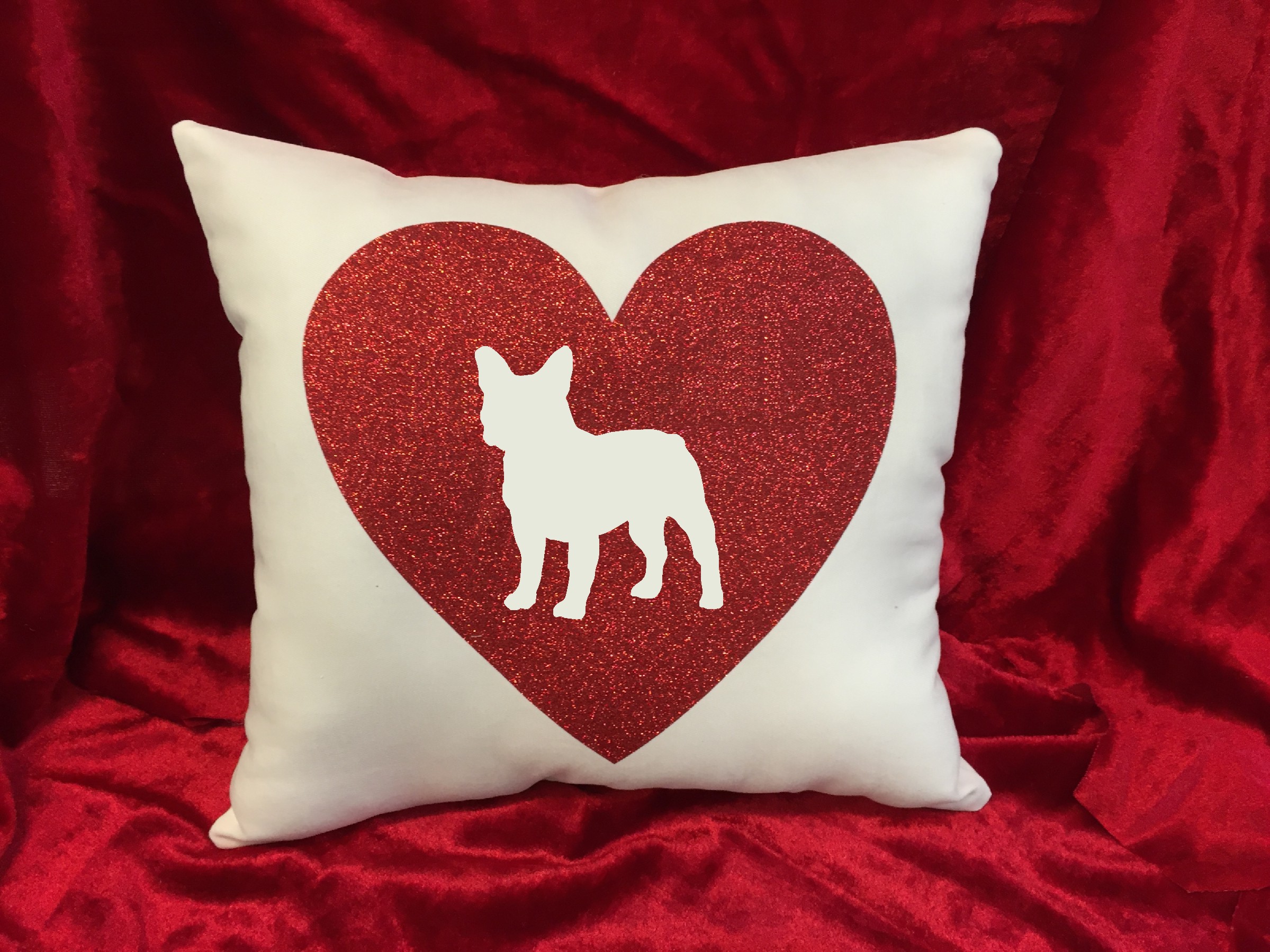 Dogs - Throw Pillow - French Bulldog